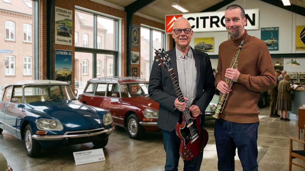 Midnight in Paris jazz duo spiller til fransk brand event